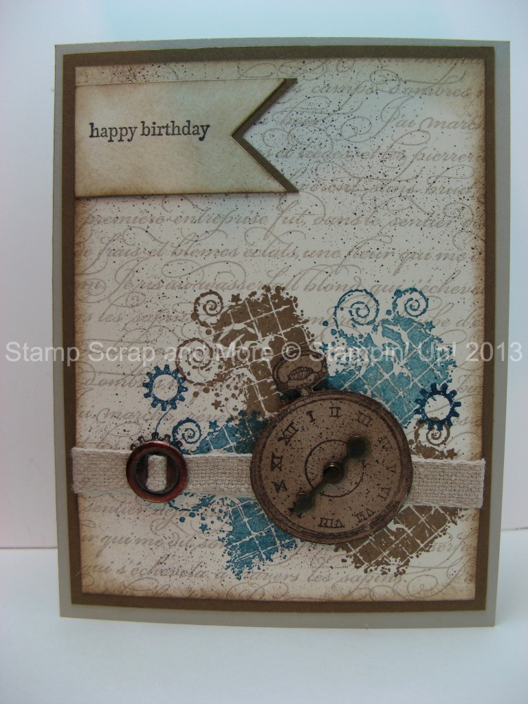 Clockworks Birthday Card