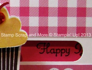 Create a Cupcake meets Gingham Garden Designer Series Paper