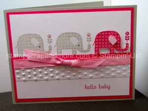 Patterned Occasions Baby Card