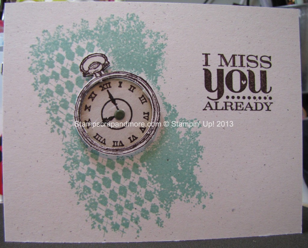 Stampin' Up! Clockworks meets Really Good Greetings