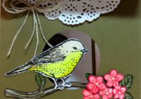 Bird House Card using Best Birds and Birds & Blooms