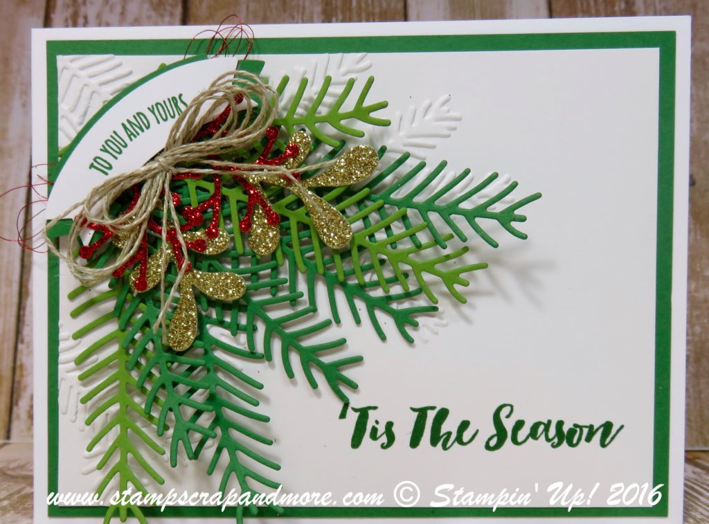 Christmas Card, Christmas Pines, Stampin' Up!